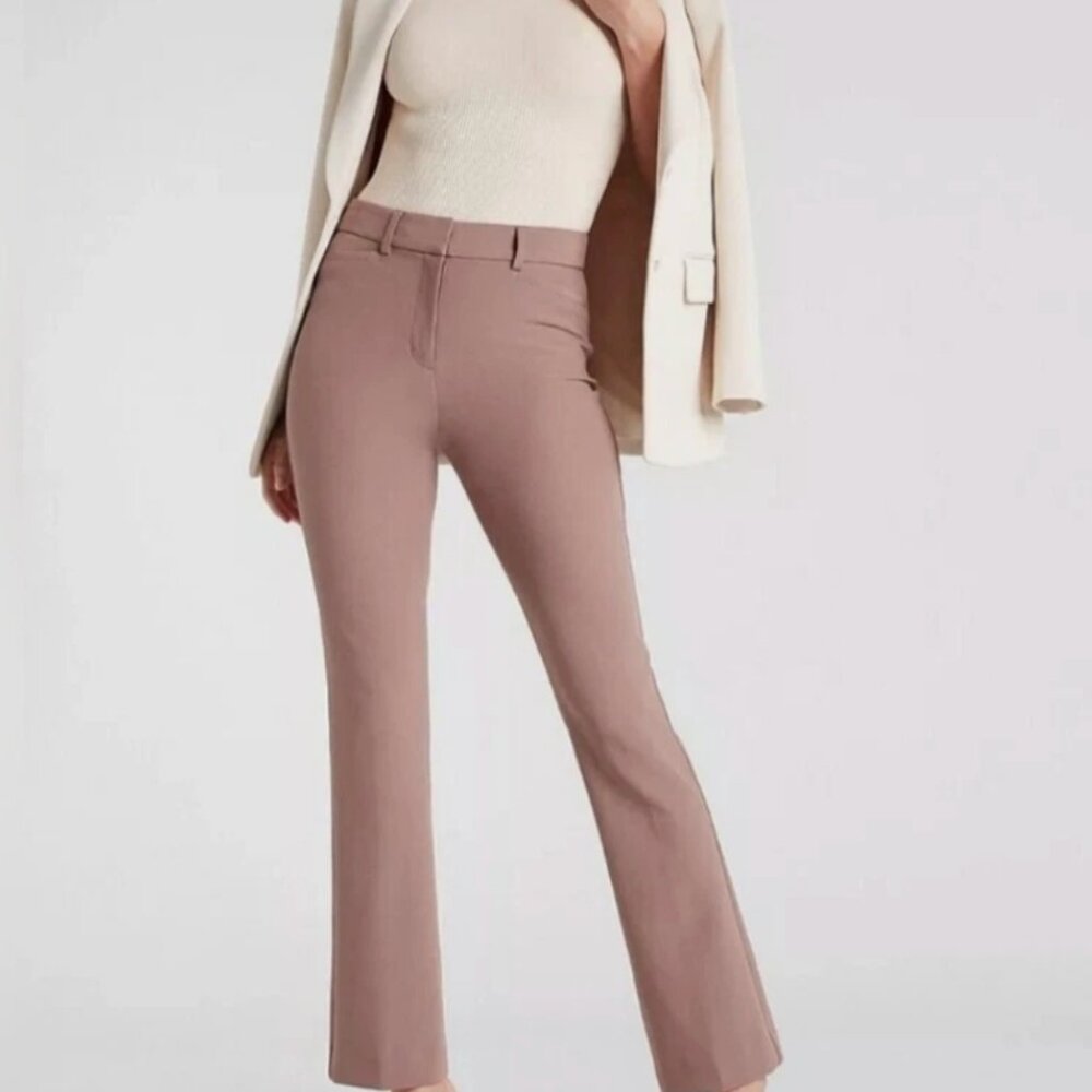 NEVER WORN W TAGS, Express Boot Low Rise SOFT TWILL Pink Pants